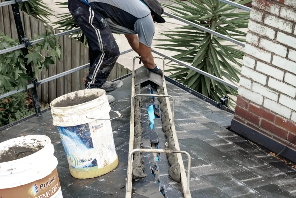 new tiled roof replacement