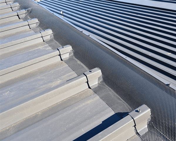 Klip Lok Gutter Installed on Roof